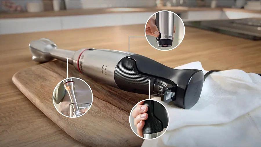 Блендер погружной Bosch MSM6M871 1200Вт черный фото 4