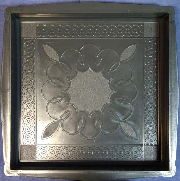 Формы для тротуарной плитки «Спираль» 40×40×5 см опт фото 1