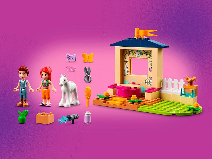Конструктор Lego Friends Конюшня для мытья пони (элем.:60) пластик (4+) (41696) фото 3