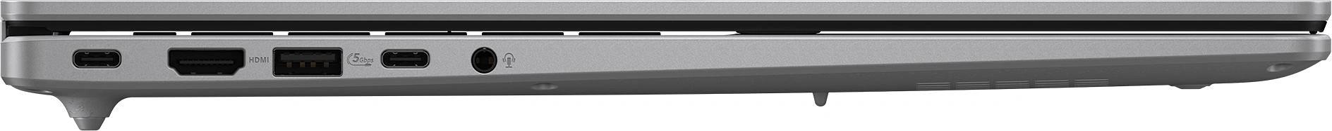 Ноутбук Asus VivoBook 16 M1607KA-MB037 Ryzen AI 5 340 16Gb SSD512Gb AMD Radeon 840M 16" IPS WUXGA (1920x1200) без ОС silver WiFi BT Cam (90NB15F2-M001C0) фото 7