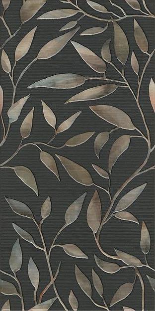 Декор Kerama Marazzi Гинардо черный обрезной фото 1