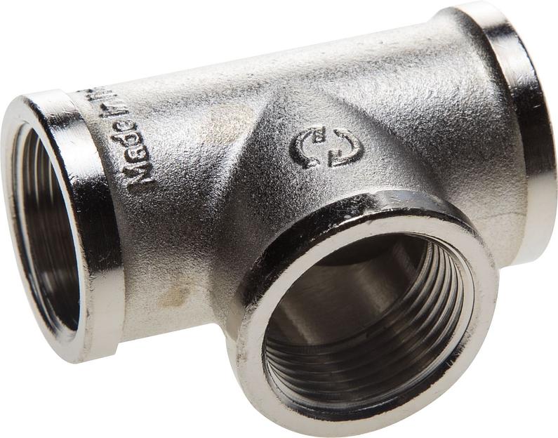 GENERAL FITTINGS внутренняя резьба 3/4″, никель, тройник (51052-3/4) фото 1