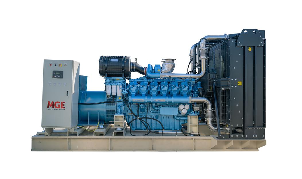 Дизельный генератор MGE MGEP800BN открытого типа ОПТ фото 2