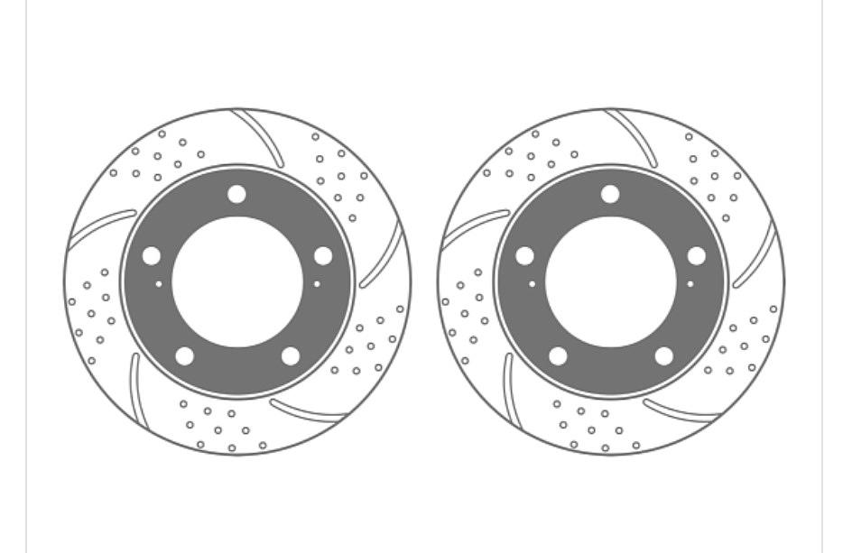 Комплект тормозных дисков Gerat DSK-R192P Platinum ОПТ фото 1