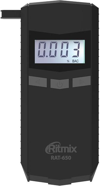 Алкотестер Ritmix RAT-650 электрохимический черный фото 1