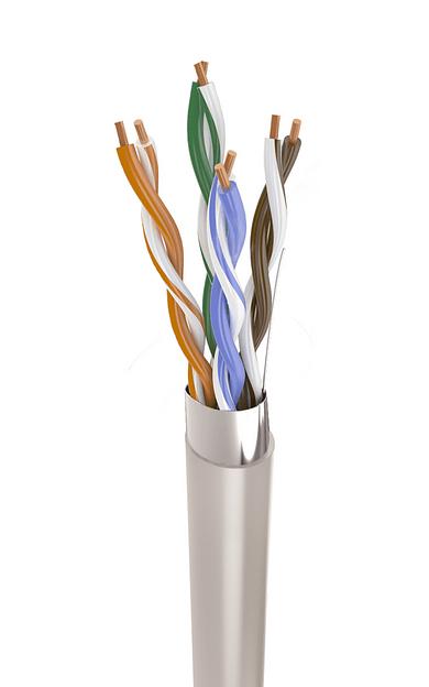 Кабель СегментЛАН F/UTP Cat5e PVCLSнг-FRLS 4х2х0.52 фото 1