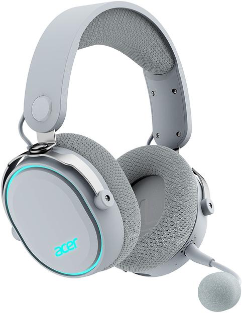 Наушники с микрофоном Acer OHR303 белый мониторные BT/Radio оголовье (ZL.HDSEE.00A) фото 2
