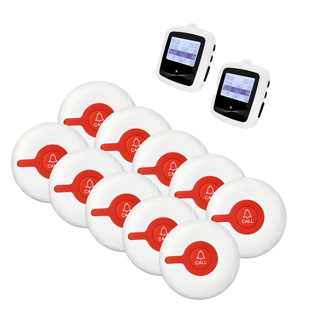 Система вызова из 2-х пейджеров-кулонов и 10 кнопок SWB32-2 фото 1