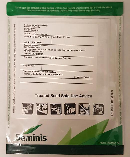 Семена «Огурец Меренга F1 (универсальный)» Seminis 1000 семян ОПТ фото 3
