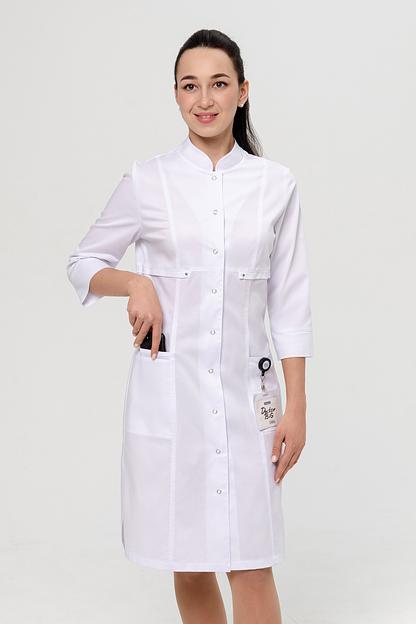 Doctor Big / Халат медицинский женский (Ultra, рукав 3/4, на кнопках) арт. 2-92-24-3 фото 1
