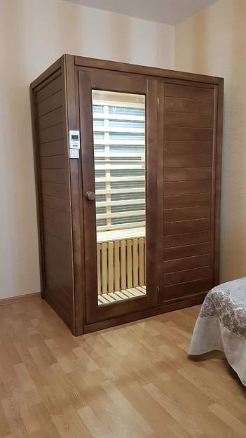 Двухместная ИК сауна с карбоновыми нагревателями фото 5