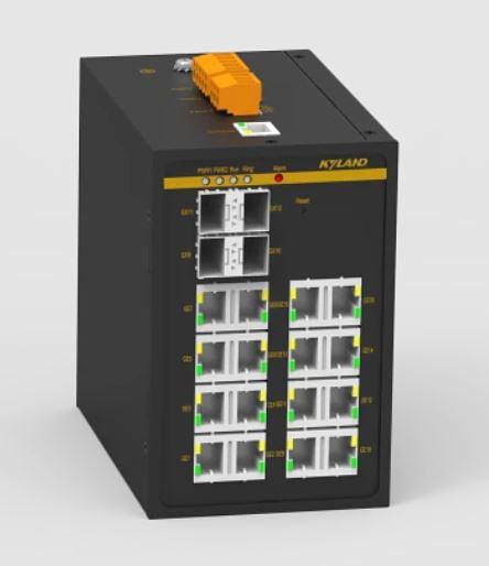 Управляемый коммутатор c 4 слотами 100Base-X SFP, 16 портами 10/100Base-T(X) (разъем RJ45), два входа питания 24/48 В пост. фото 1