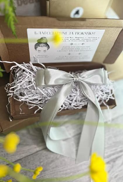 Заколка для волос «Бантик» Casanda Hey серая, опт фото 2