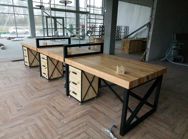 Стол офисный стиль лофт №8 фото 1
