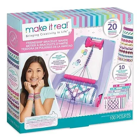 Набор для творчества Make It Real Создание браслетов Friendship Bracelet Maker 1457MR фото 1