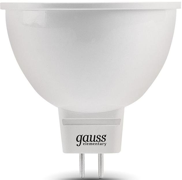 Лампа светодиодная Gauss Elementary MR16 9Вт цок.:GU5.3 спот 220B 2700K св.свеч.бел.теп. MR16 (упак.:10шт) (13519) фото 4