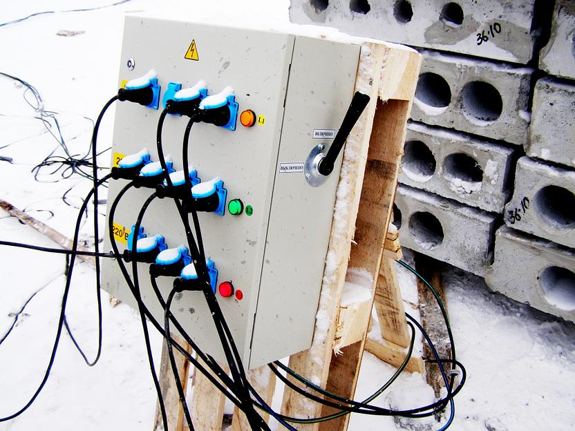 Шкаф распределительный на 9 групп со счетчиком (380/220В) фото 4