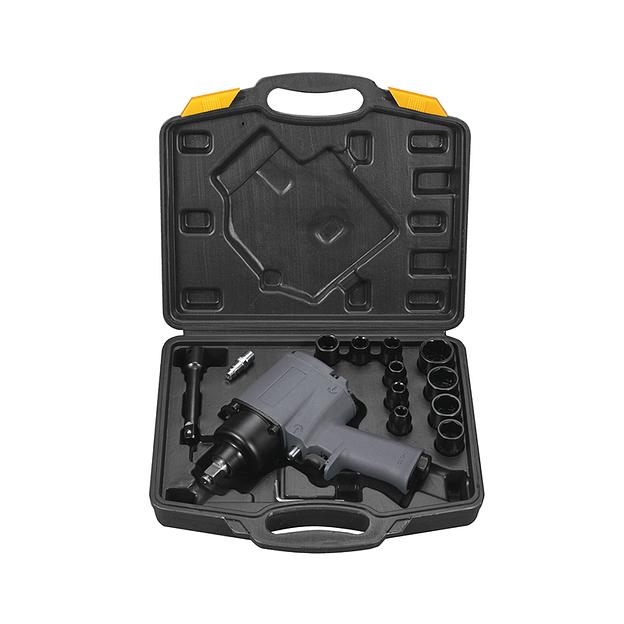 FUBAG IW720 1/2" Пневмогайковерт ударный [100193] {226л/м_720Нм_6.3бар_1/2" + набор головок_кейс} фото 1