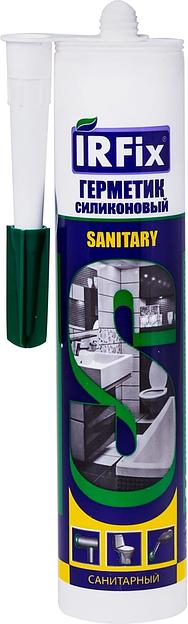 Герметик силиконовый санитарный IRFIX бесцветный 310мл фото 1
