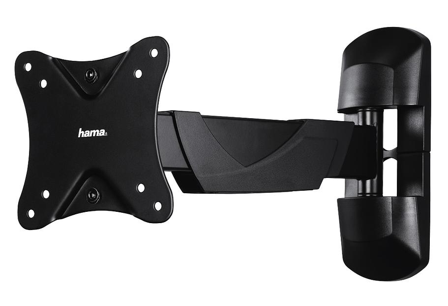 Кронштейн для телевизора Hama FULLMOTION черный 10"-26" макс.25кг настенный фото 1