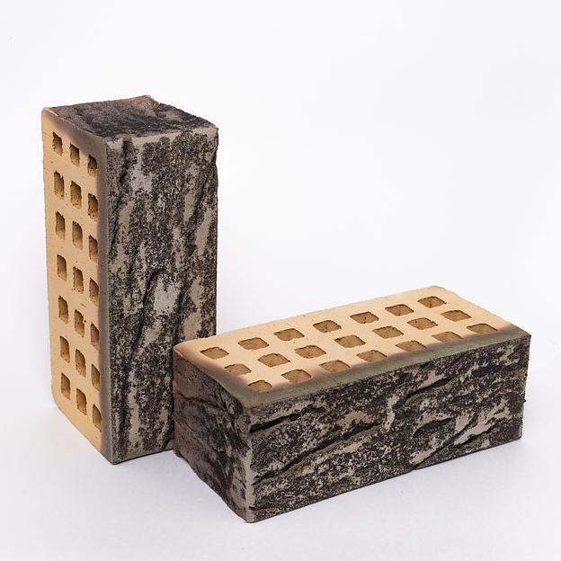 Кирпич лицевой, Графит 1.4 НФ 250х120х88 мм, М150, опт фото 1