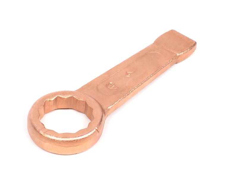 Ключ накидной односторонний ударный 46 омедн. SIT* с поверкой фото 2