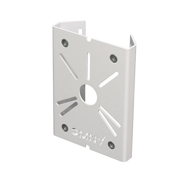 Универсальный кронштейн для крепления на столб/мачту, бандажная лента 20мм, толщина 2мм, белый фото 1