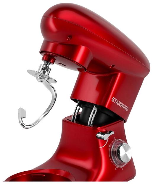 Миксер планетарный Starwind SPM7165 1900Вт красный фото 3