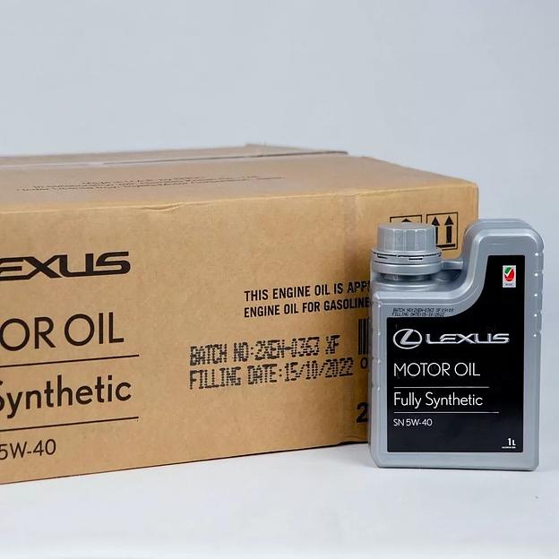Моторное масло Lexus SAE 5W-40 / API SN / ILSAC GF-5, для бензиновых двигателей 1 л. ОПТ фото 1