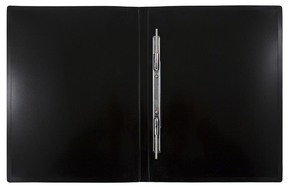 Папка метал.пруж.скоросш. Бюрократ DeLuxe DL07PMILK A4 пластик 0.7мм кор.27мм молочный фото 2