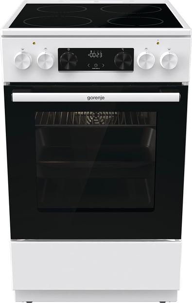Плита Электрическая Gorenje GEC5C61WG белый стеклокерамика (без крышки) фото 5