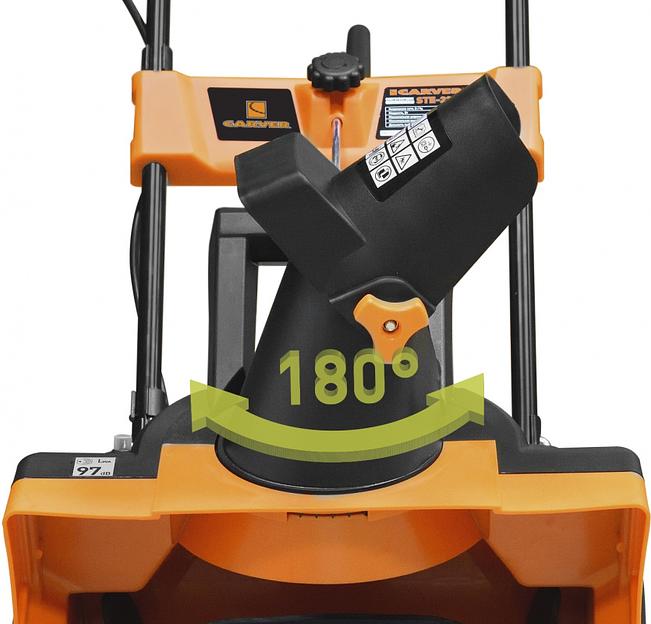 Снегоуборщик электрический Carver STE 2346 2.3кВт фото 4