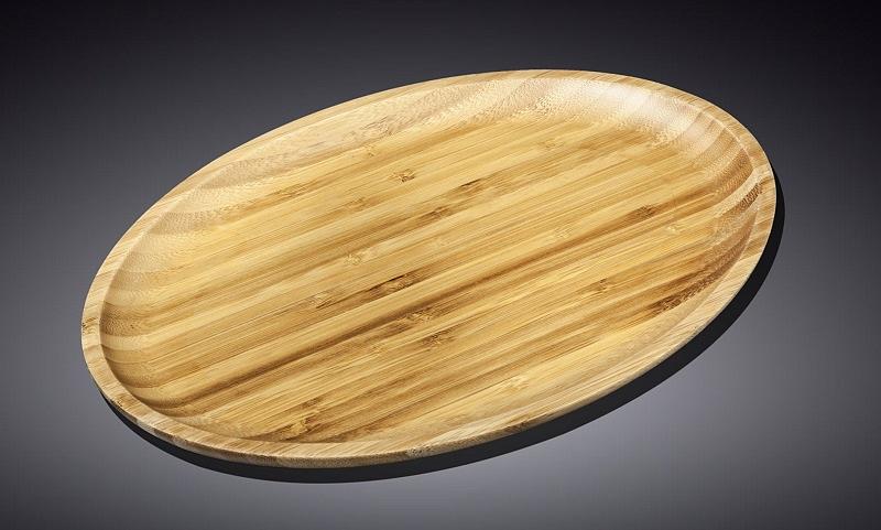 Блюдо для подачи овал. 35,5*17,5 см. бамбук Wilmax /1/6/48/ фото 1