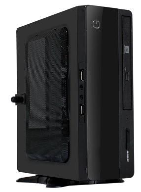 Корпус Slim Case Powerman EQ101BK PM-200ATX 2*USB 3.0,Audio, miniATX (6117414) фото 1