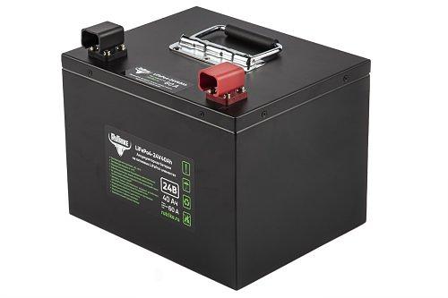 Тяговый аккумулятор RuTrike LiFePO4 24V40Ah (60A) фото 3