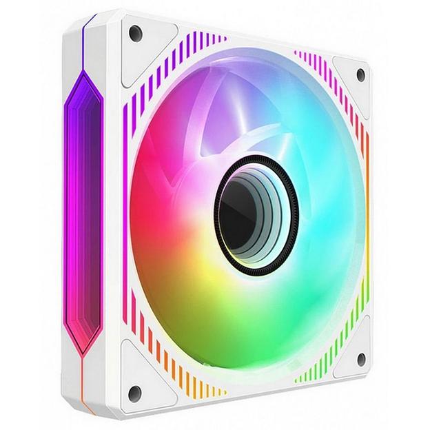 Вентилятор в корпус ALSEYE Mirror-W-R белый 120мм 1800rpm 3-pin 29,5db фото 2