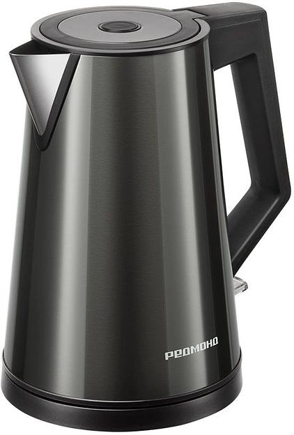 Чайник электрический Redmond KM244 1.7л. 2200Вт серый корпус: стекло фото 2