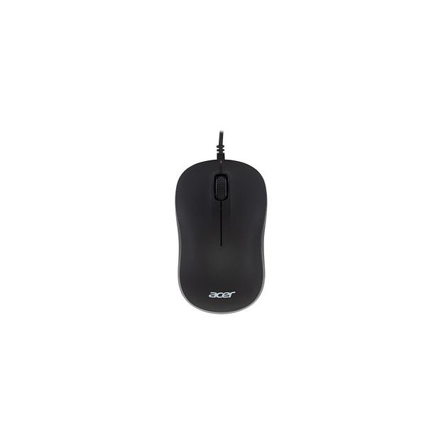 Мышь проводная Acer OMW140, оптическая, USB, 1200dpi, черный [zl.mceee.00l] фото 1