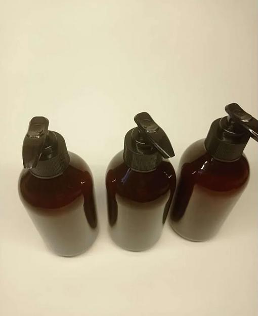 Бутылка коричневая с дозатором 300 мл 3 шт фото 3