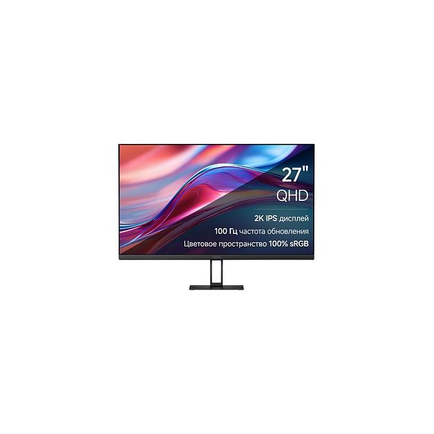 27" Монитор Xiaomi 2K Monitor A27Qi, 2560x1440, IPS, 100Гц, 1хHDMI, 1хDP, черный [ela5812eu] фото 1
