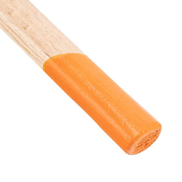 Киянка резиновая, 1130 г, черная резина, деревянная рукоятка фото 3