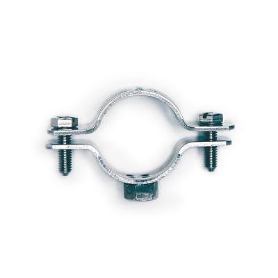 "Хомут трубный 4"" (112-118 мм) М10 оцинкованная сталь" фото 1