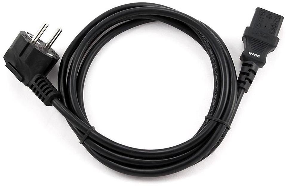 Шнур питания NTSS NTSS-PC13771 C13-Schuko проводник.:3x0.75мм2 1.8м 220/250В 10А черный фото 1