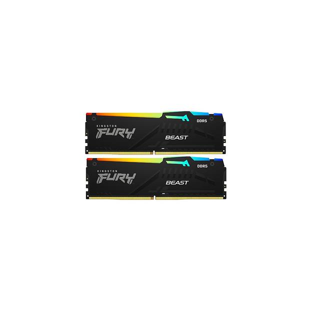 Оперативная память Kingston Fury Beast KF556C40BBAK2-16 DDR5 - 2x 8ГБ 5600МГц, DIMM, Ret фото 1
