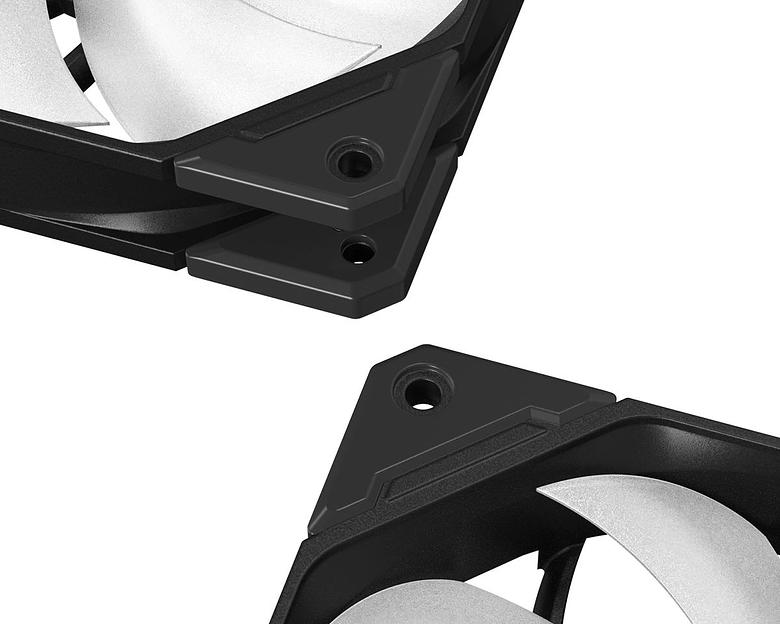 Вентилятор для корпуса ID-Cooling TF-12025 Pro ARGB 120х120x25 черный 4-pin + 3-pin 35.2дБ (TF-12025-PRO ARGB) Ret фото 5