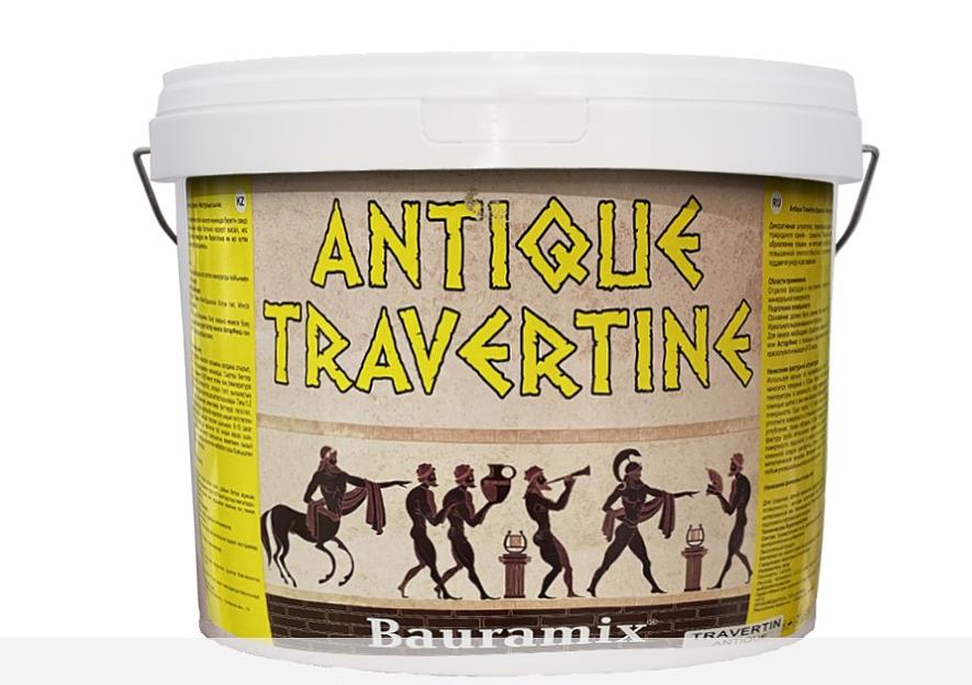 Штукатурка декоративная Bauramix «Antique Travertin» бежевый 25 кг ОПТ фото 1