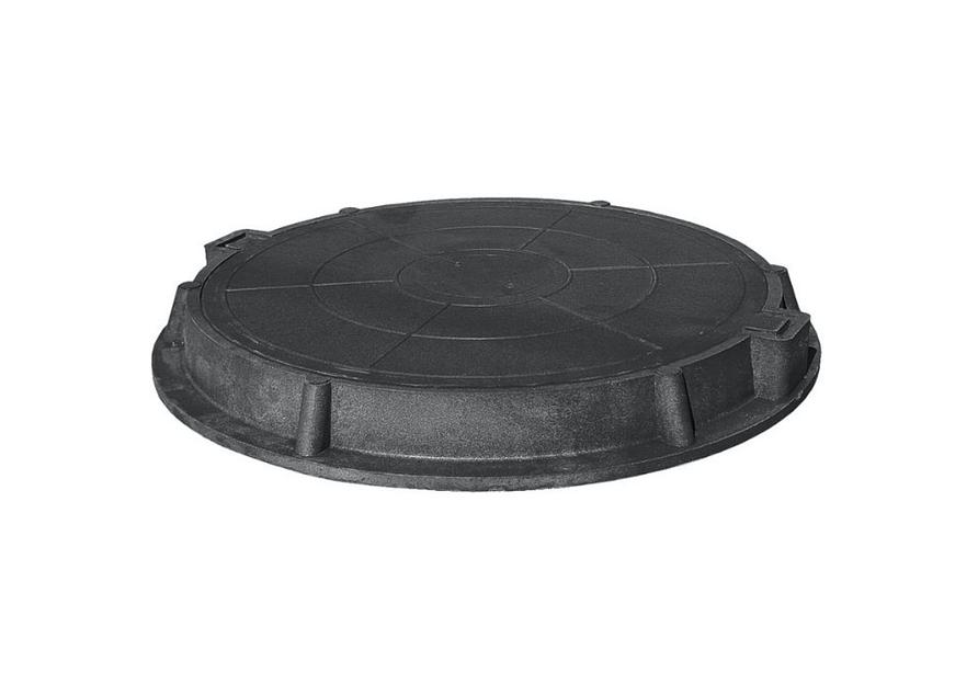 Люк канализационный Л d-580 черный фото 1