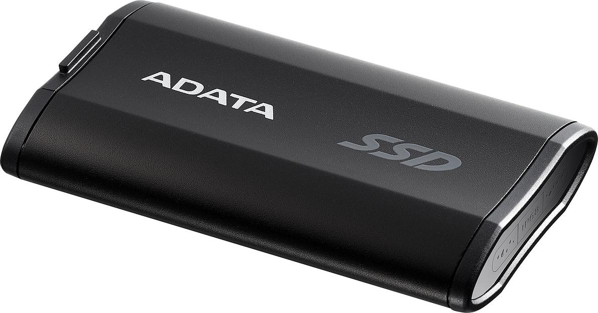 Твердотельный накопитель/ ADATA External SSD SD810, 1000GB, Type-C, USB 3.2 Gen2х2, up to R/W 2000/2000 MB/s, 72.7x44x12.2mm, Black (5 лет) фото 4