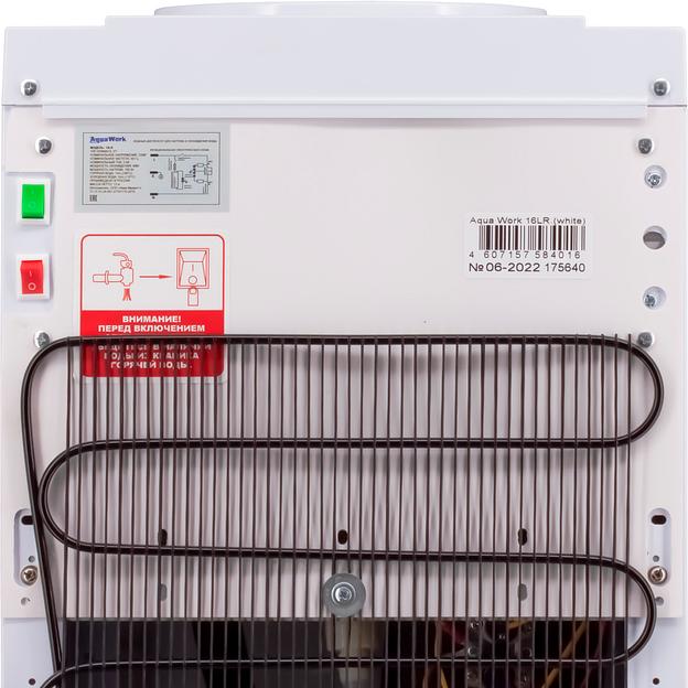 Кулер Aqua Work 16LR напольный компрессорный белый/черный фото 10