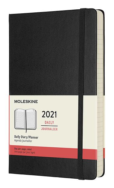 Ежедневник Moleskine CLASSIC Large 130х210мм 400стр. черный фото 1